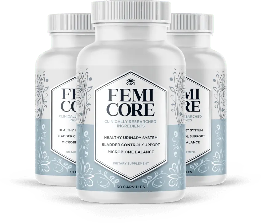 FemiCore 2 plus 1 bottle package, 90 day supply